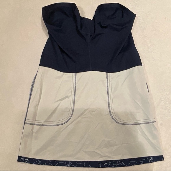 Women’s Cypress Club Navy Skort With White Flowers and Pockets Size Small - Picture 11 of 14